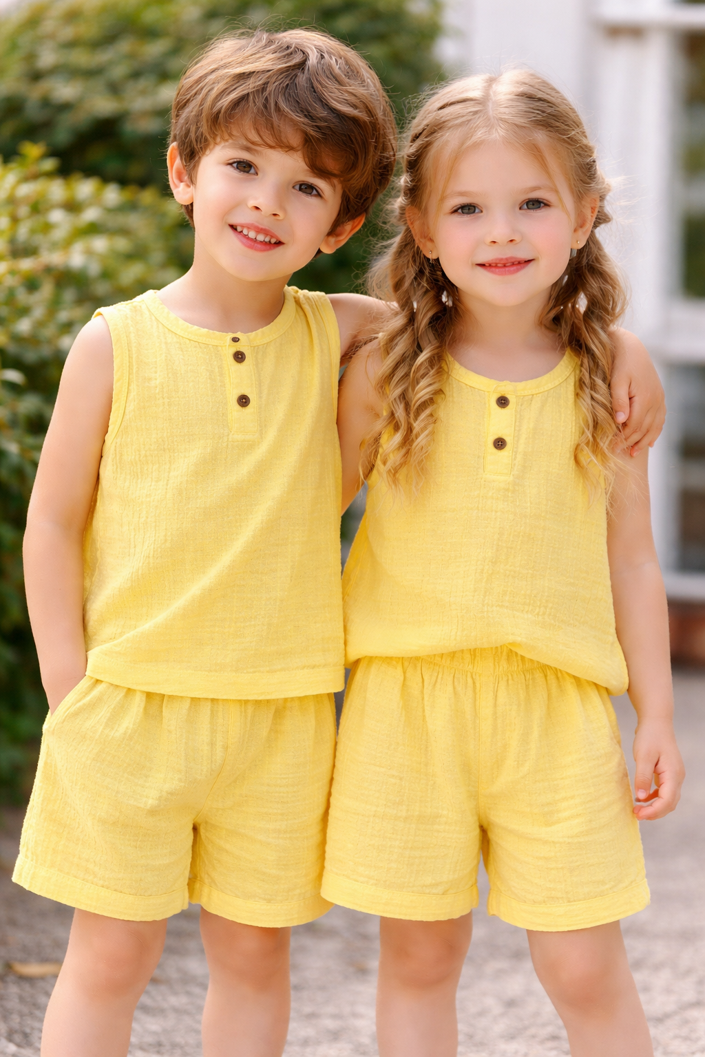 Crinkled Muslin Co-ord set