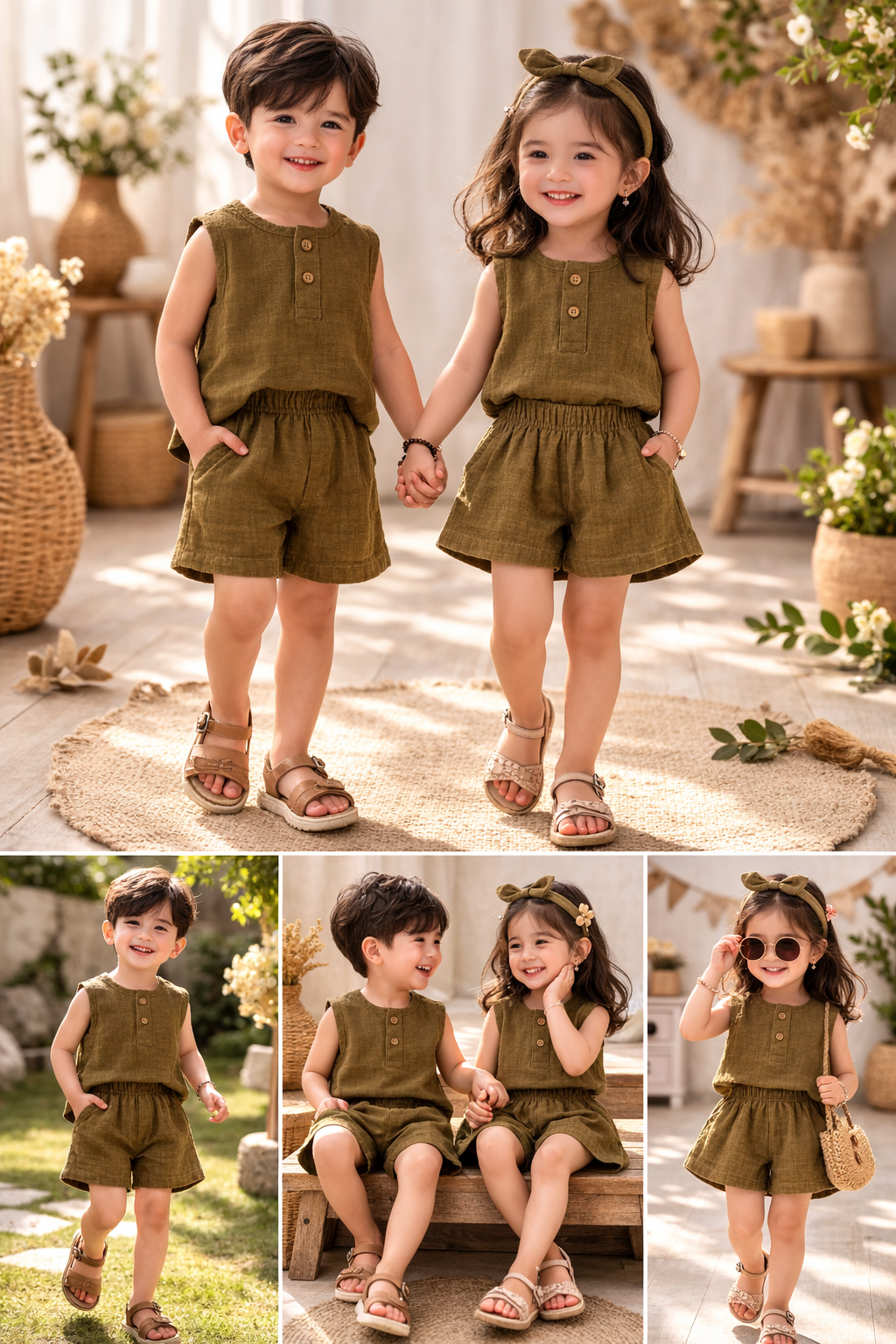 Muslin Crinkled Co-ord set