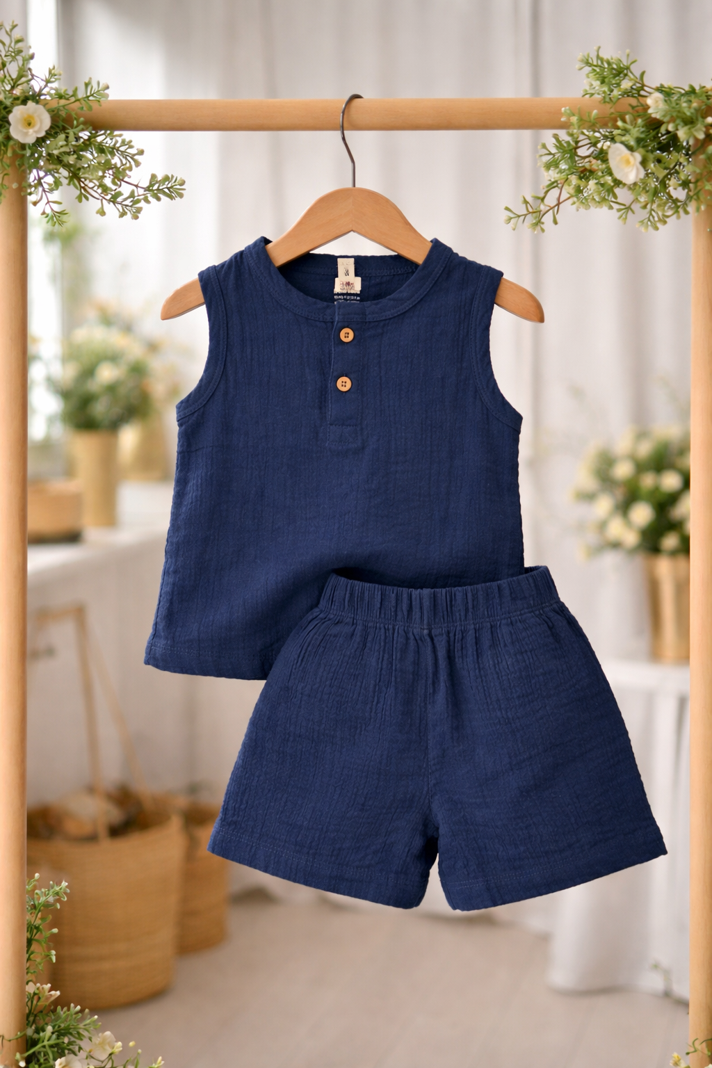 Muslin Crinkled Co-ord set