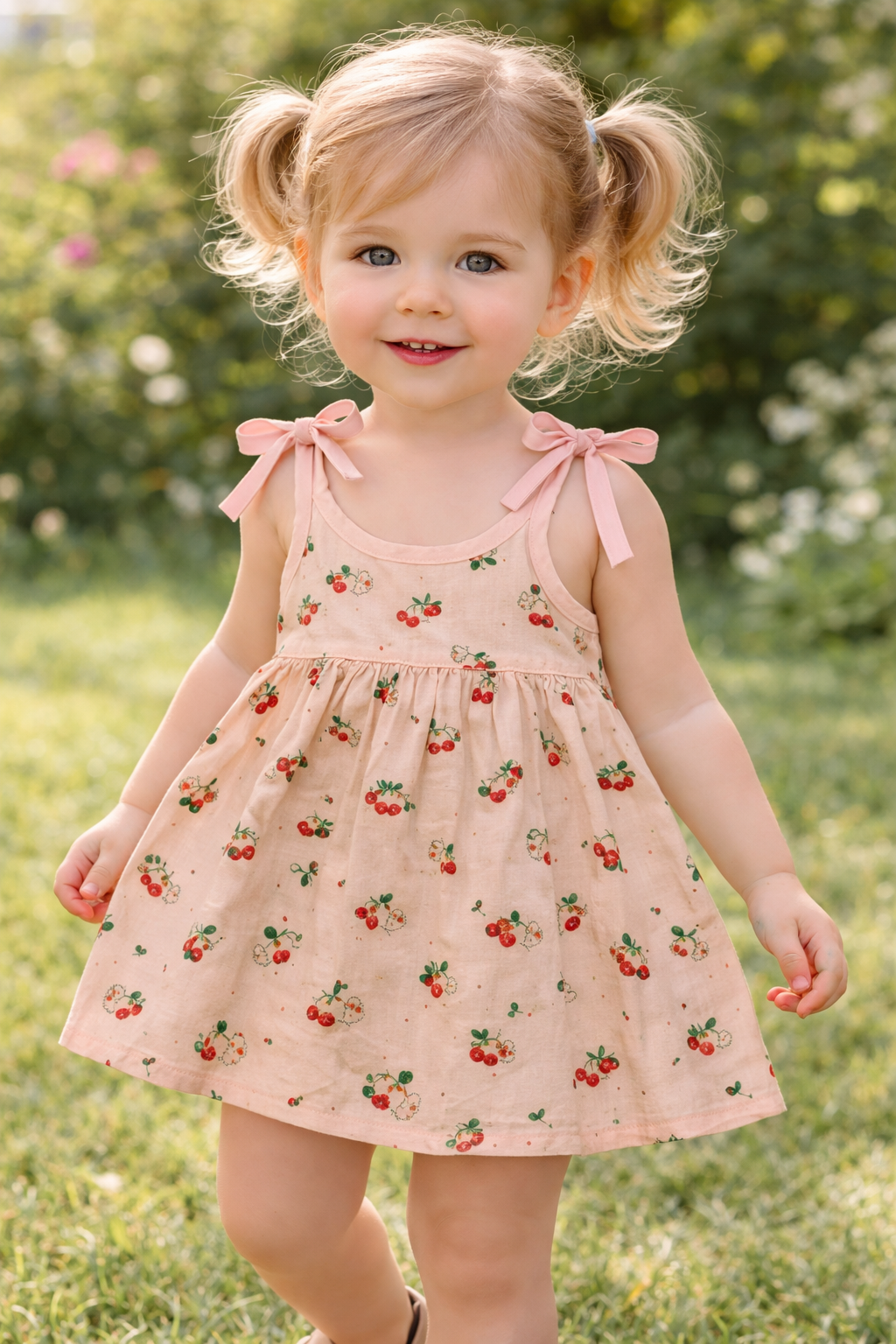 Muslin knot frock