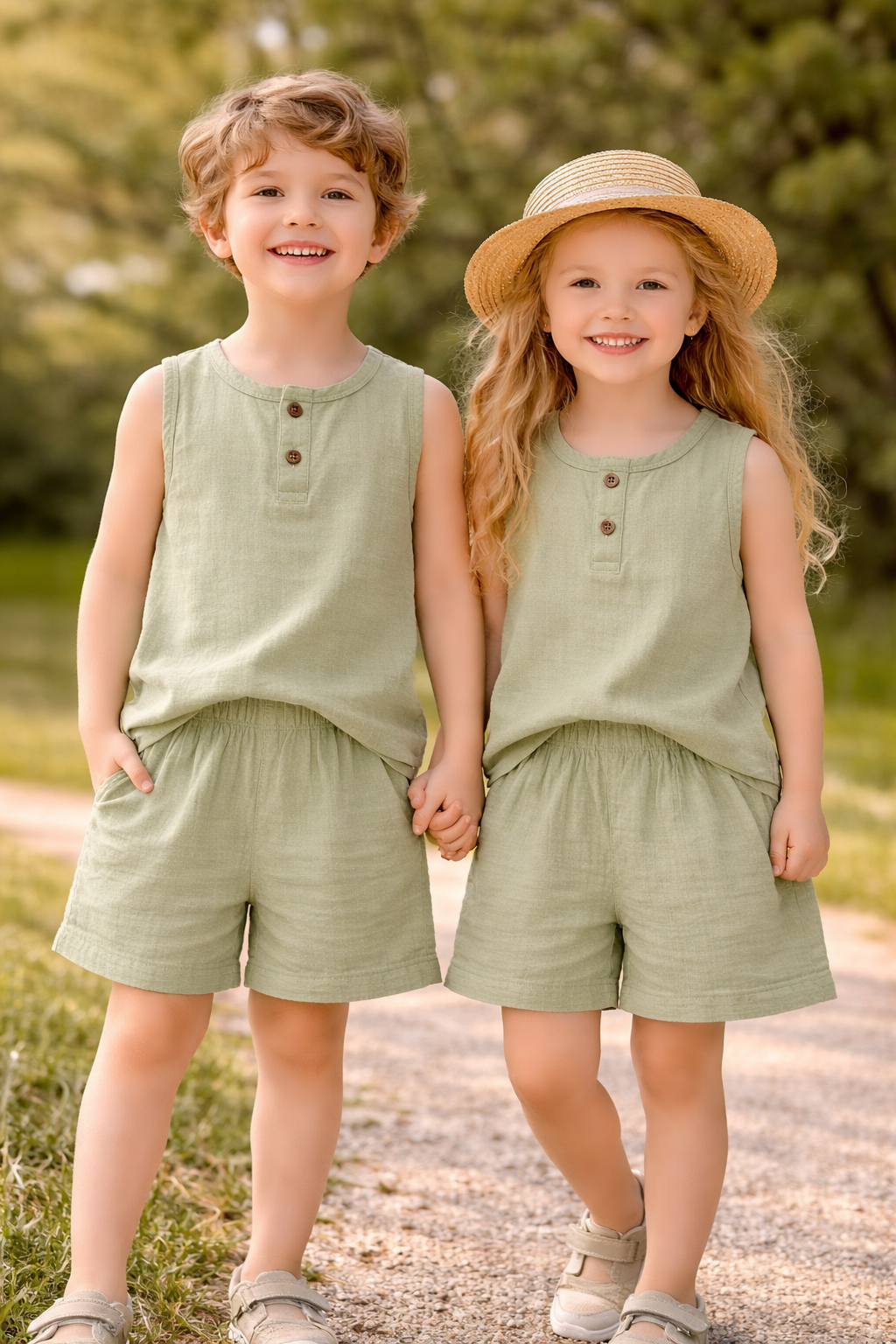 Crinkled Muslin Co-ord set